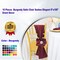 10 Pieces Burgundy Satin Chair Sashes Elegant 8"x108" Event Decor